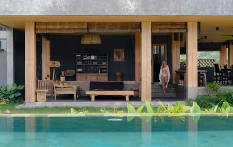 Patio, Pool view