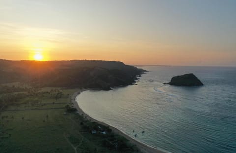 Nearby landmark, Natural landscape, Beach, Sea view, Sunset