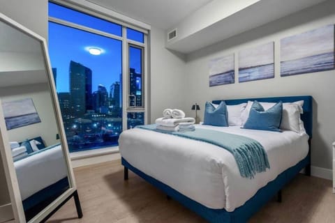 Downtown Luxurious Apartment with Parking and Gym Copropriété in Calgary