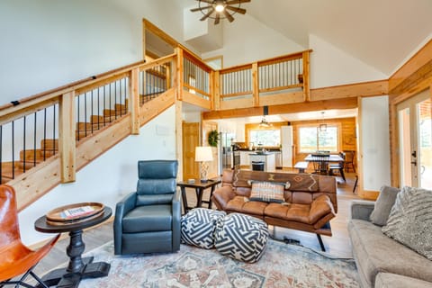 Private Ski-Out Angel Fire Cabin Wraparound Porch House in Angel Fire