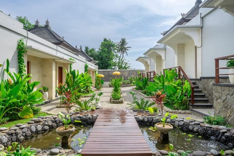 Property building, Garden view