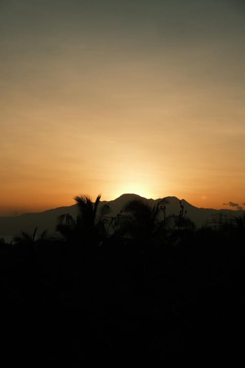 Natural landscape, Mountain view, Sunset