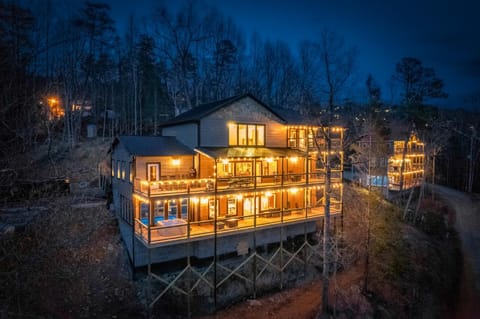 Property building, Night, Natural landscape