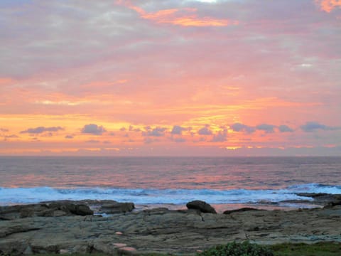 Natural landscape, Beach, Sunrise