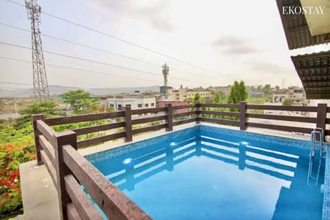 Day, Natural landscape, View (from property/room), Balcony/Terrace, Pool view, Swimming pool