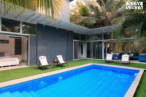 StayVista's Moonlit Trails - Pool-View Villa with Turf Near Mandwa Jetty Villa in Maharashtra