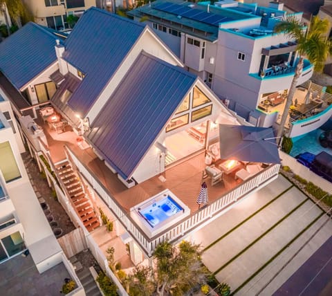 Property building, Patio, Bird's eye view