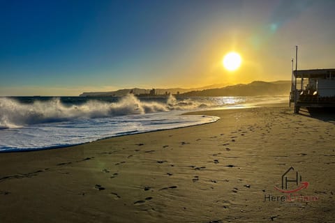 Nearby landmark, Day, Natural landscape, Beach, Mountain view, Sea view, Sunrise, Sunset