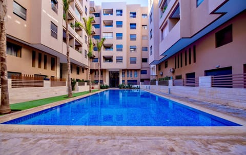 Property building, Spring, Day, Pool view, Swimming pool, Time of day