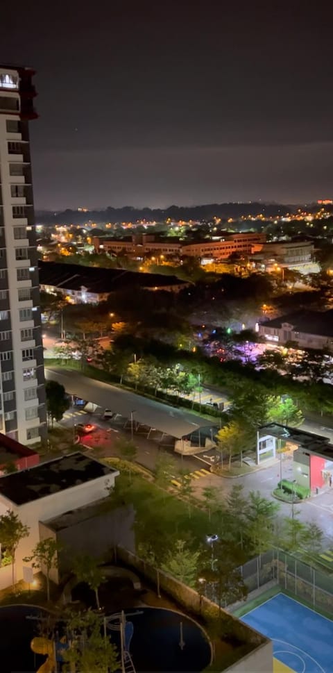 Property building, Night, City view