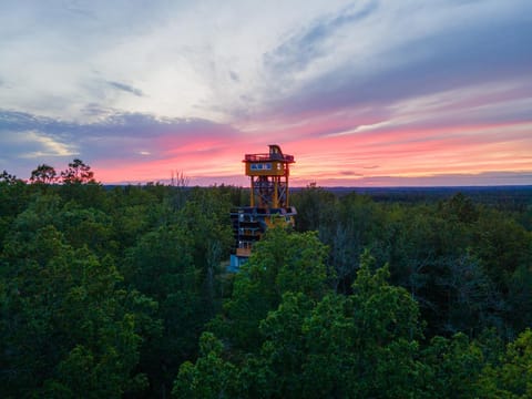 Natural landscape, Bird's eye view, Sunset