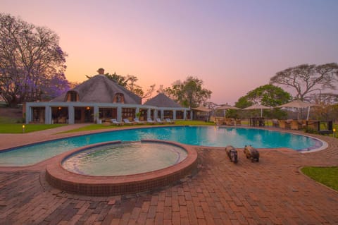 Natural landscape, Swimming pool, sunbed