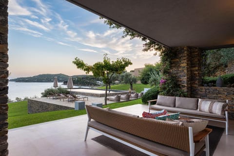 Patio, Natural landscape, Garden view