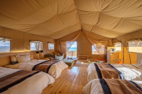 RISE BEACH Okumatsushima Luxury tent in Miyagi Prefecture