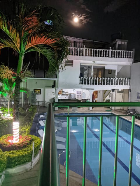 Night, Natural landscape, Pool view, Swimming pool