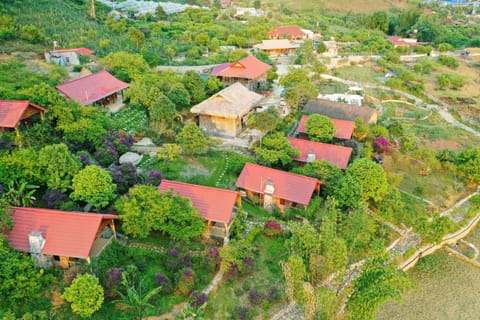 Property building, Natural landscape, Bird's eye view