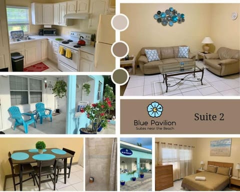 BLUE PAVILION - Multi-Suite 4 Bedrooms - Beach, Airport Taxi, Concierge, Island Retro Chic Condo in West Bay