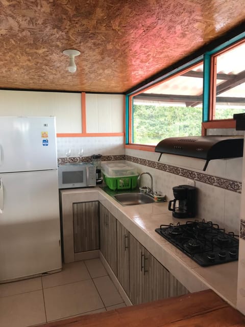 Kitchen or kitchenette, minibar, stove