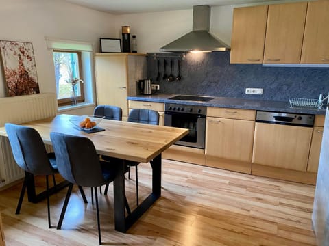 Kitchen or kitchenette, Seating area, Dining area, dishwasher, oven, stove