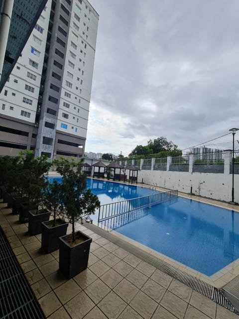 Property building, Pool view, Swimming pool