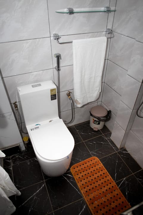 Shower, Toilet, Bathroom, bidet, towels