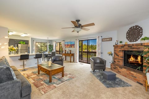 Living room, Seating area, Dining area, flat iron