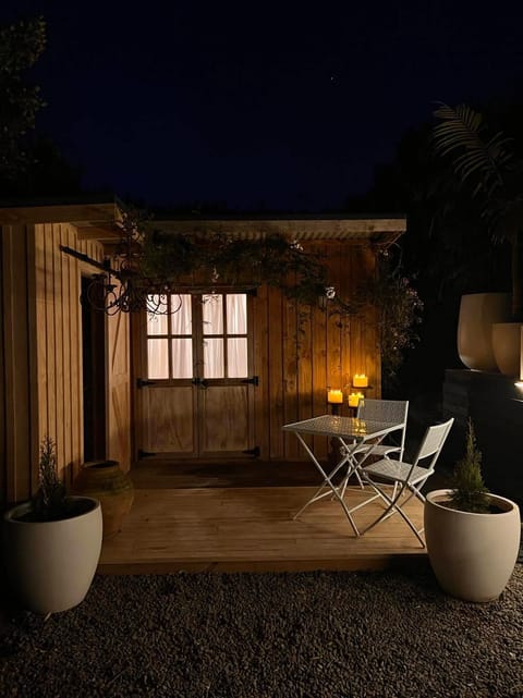 Patio, Night, Garden