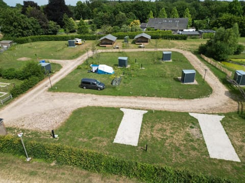 Empty camping spot for your tent, caravan and camper Campground/ 
RV Resort in Roermond