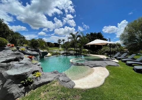 Natural landscape, Garden, Garden view, Swimming pool, Swimming pool