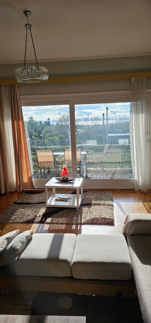 Natural landscape, View (from property/room), Balcony/Terrace, Living room, Photo of the whole room, Seating area