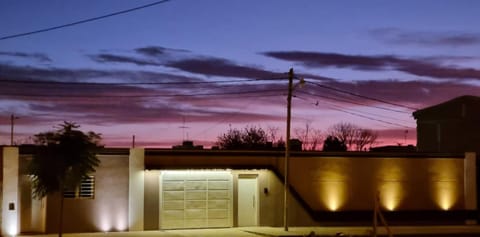 Property building, Sunset