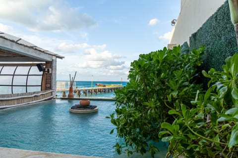 Pool view, Sea view, Swimming pool