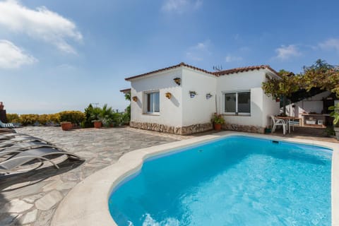 Property building, Living room, Swimming pool