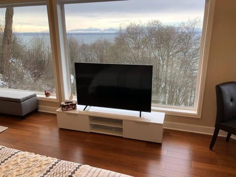 Romantic Spacious Suite with Salish Sea & Mountain Views at Seattle Luxury Estate Apartment in Seattle