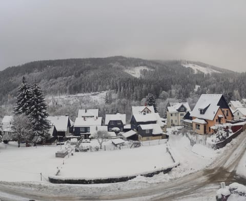 Natural landscape, Winter, Mountain view