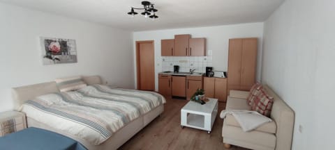 Bed, Kitchen or kitchenette, Photo of the whole room, Bedroom