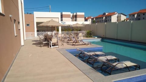 Pool view, sunbed