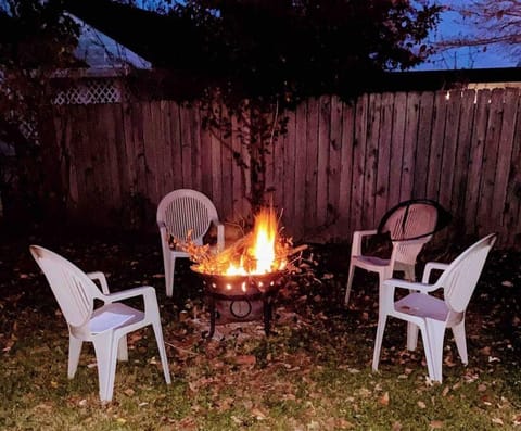 RJ’s retreat with fire pit Haus in New Albany