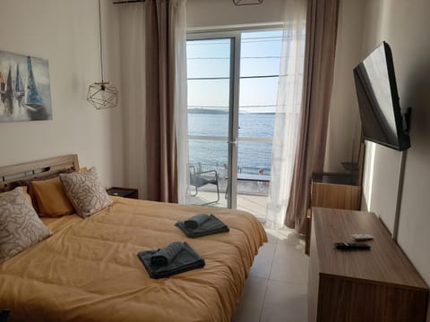 Bedroom, Sea view