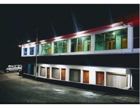 Property building, Night, Parking