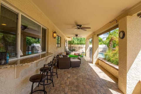 Pool, Outdoor Kitchen, Yard, Fire-pit, Pool Table House in Scottsdale
