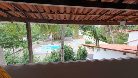 View (from property/room), Balcony/Terrace, Garden view, Pool view