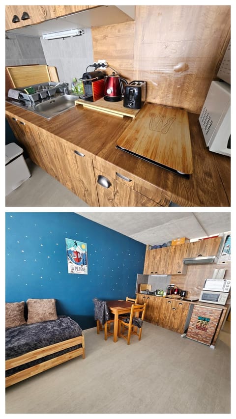 Studio Cosy 2100m pied des pistes-Direct to SKI slopes-SKI in SKI out-LA PLAGNE AIME 2000 Apartment in Mâcot-la-Plagne