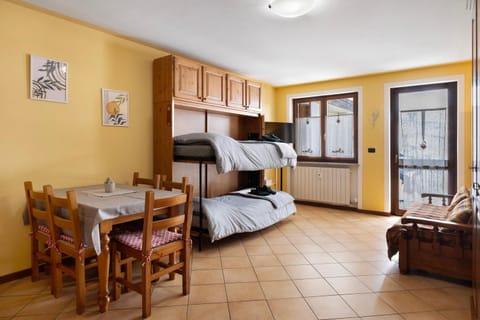 Property building, Living room, Bedroom