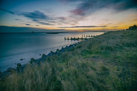 Natural landscape, Sea view, Sunrise