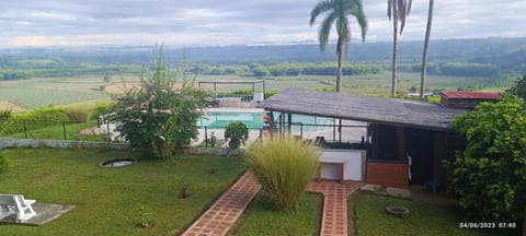 Spring, Day, Natural landscape, Garden, Mountain view, Pool view, Swimming pool