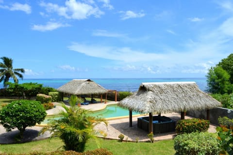 Garden, Beach, Pool view, Sea view, Swimming pool, sunbed