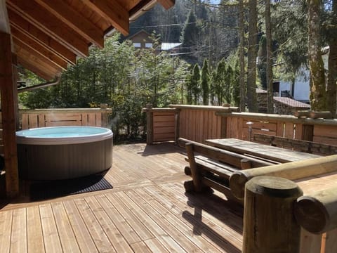 LE RENNE Chalet en bois au calme avec SPA Jacuzzi Chalet in La Bresse