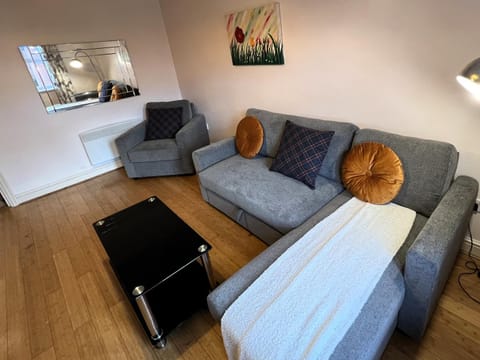 Spacious 2BR Flat with Sofa-Bed in Central Reading Apartment in Reading