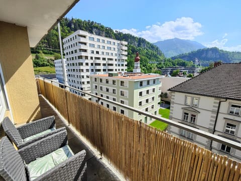 View (from property/room), Balcony/Terrace, Mountain view